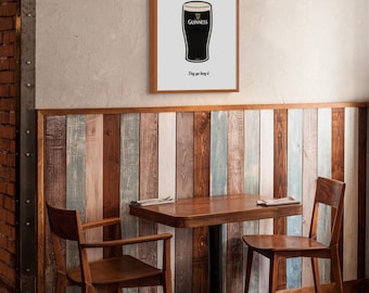Impresión irlandesa de Guinness