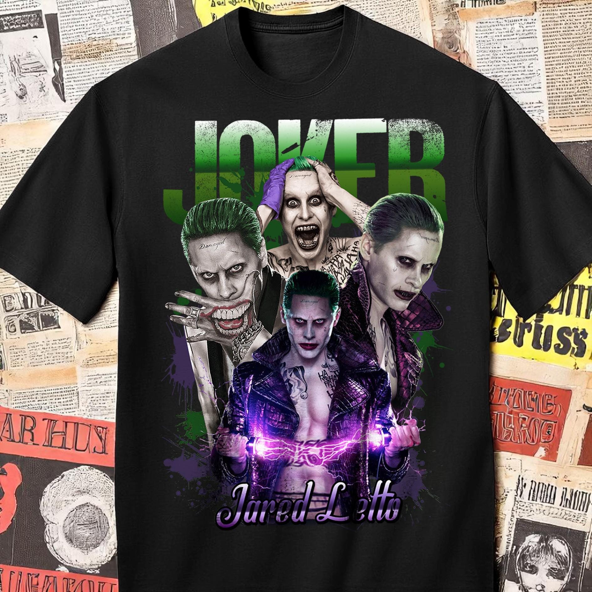 80s Joker Shirt - Etsy Canada 80s Joker Shirt - Etsy Canada