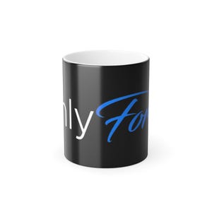 Taza que cambia de color ONLY FORDS, 11 oz