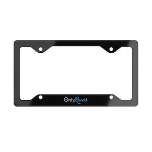 ONLY RAMS Metal License Plate Frame