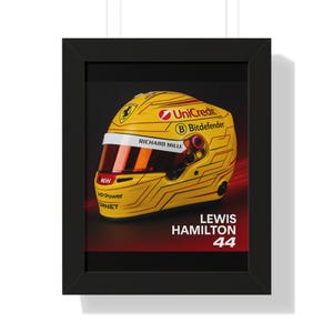 Lewis Hamilton Formula 1 F1 Ferrari World Champion, Wall Art Decor Print Picture