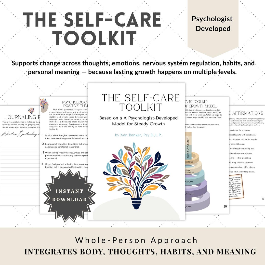 The Self-care Toolkit | Psychologist-developed Workbook for Nervous ...