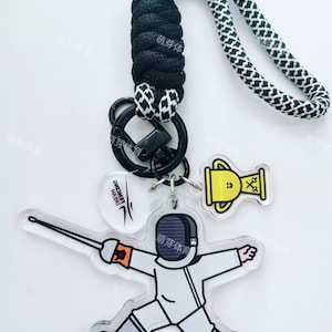Fencing key chain