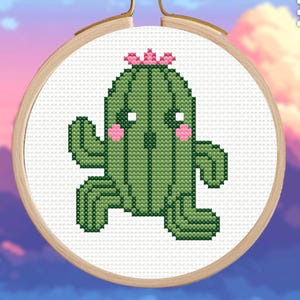 KawaiiCactilio - Cross Stitch Pattern - Digital Product - PDF