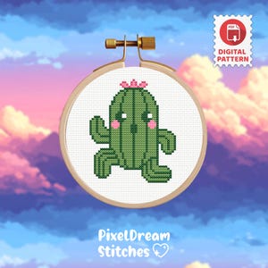 KawaiiCactilio - Kruissteekpatroon - Digitaal product - PDF