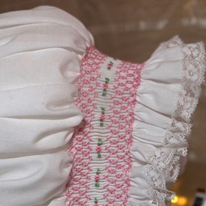 Precious Rosebuds -Hand Smocking Design (PDF Pattern)