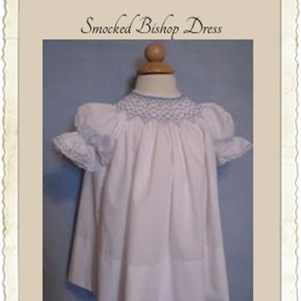 Little English Smocked Bishop Dress, Flags