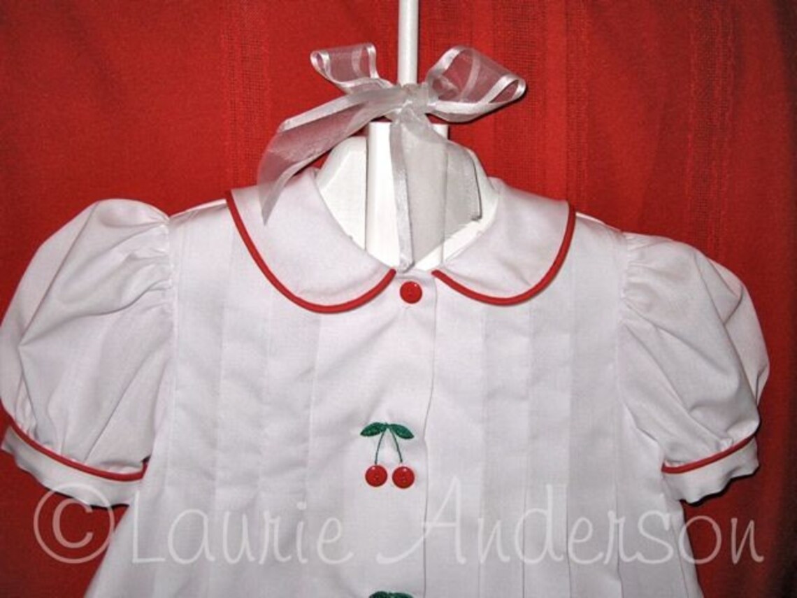 The Cherry Dress Epattern Sizes 12m4t Etsy