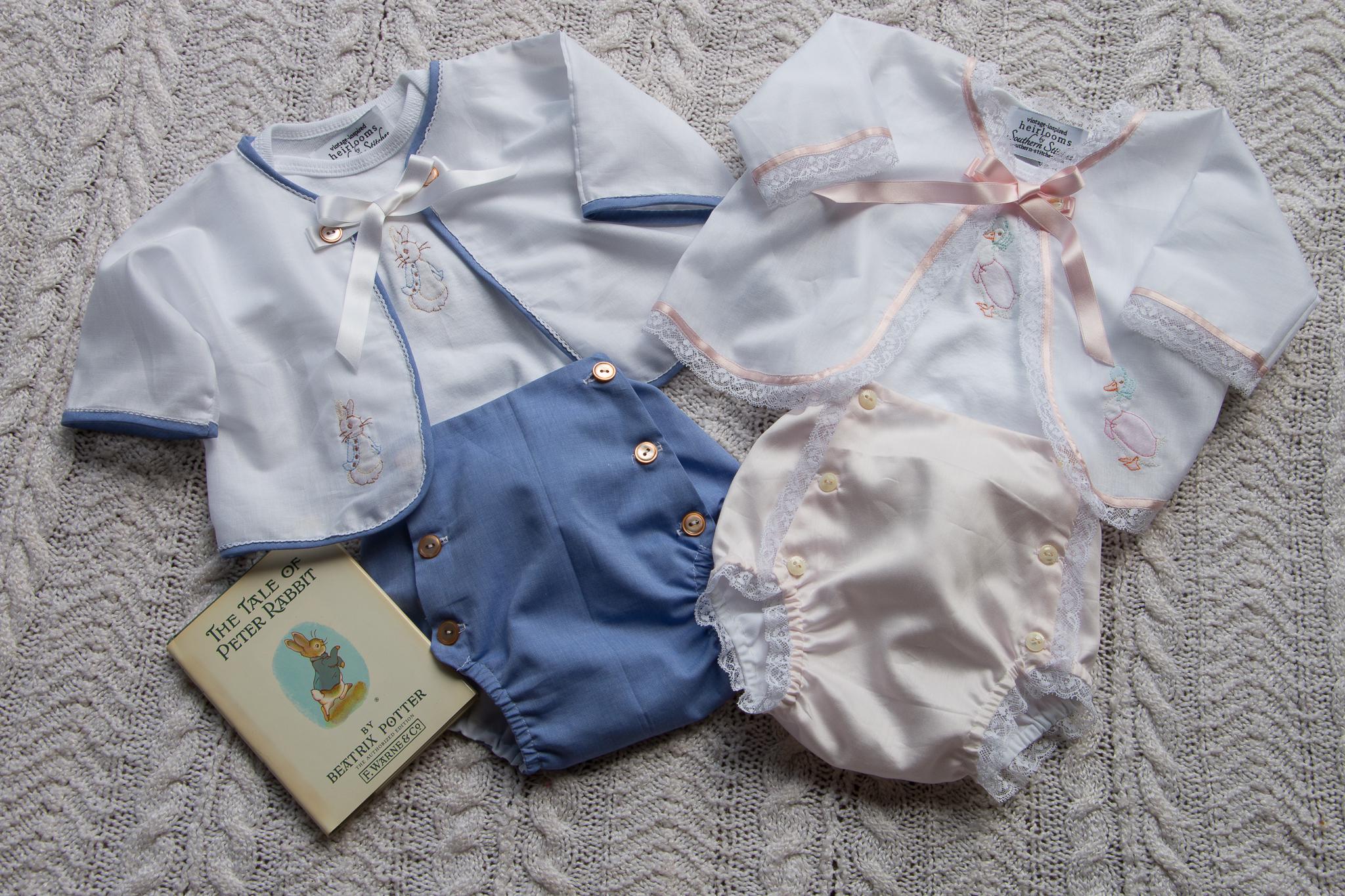 Baby Beatrix Layette Epattern With 5 Shadow Work Designs - Etsy