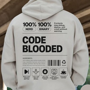 Programmer Hoodie, Coding Sweatshirt, Computer Science Gift, Funny Tech Nerd, Software Engineer Pullover, Father&#39;s Day Gift, Coding Hoodie