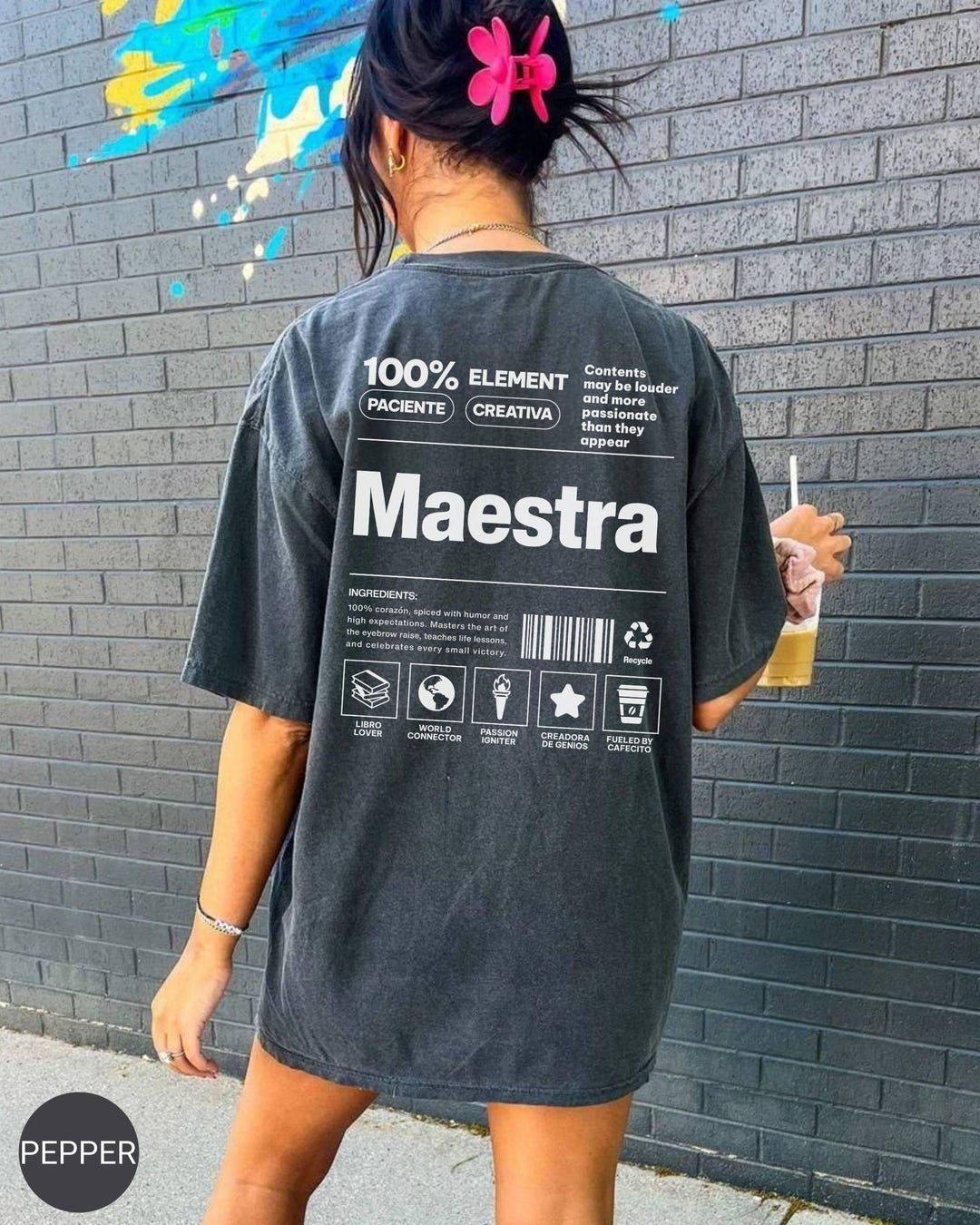 Funny Maestra Shirt, Spanish Teacher Gift, Bilingual Teacher Shirt ...