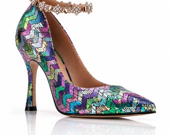 Aurora Mosaic Stiletto Heels