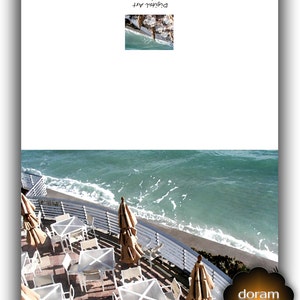 OCEAN VIEW Original Digital Card by Dora Martinez
