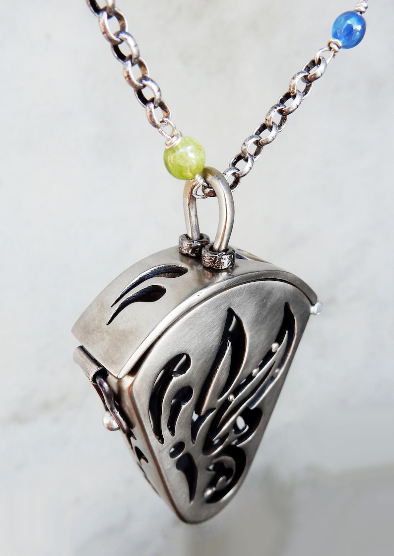 Butterfly Locket, Chakra Stones, Chakra Beads, Handpierced ...