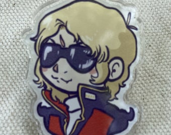 Quattro/Char Aznable Acrylic Pin