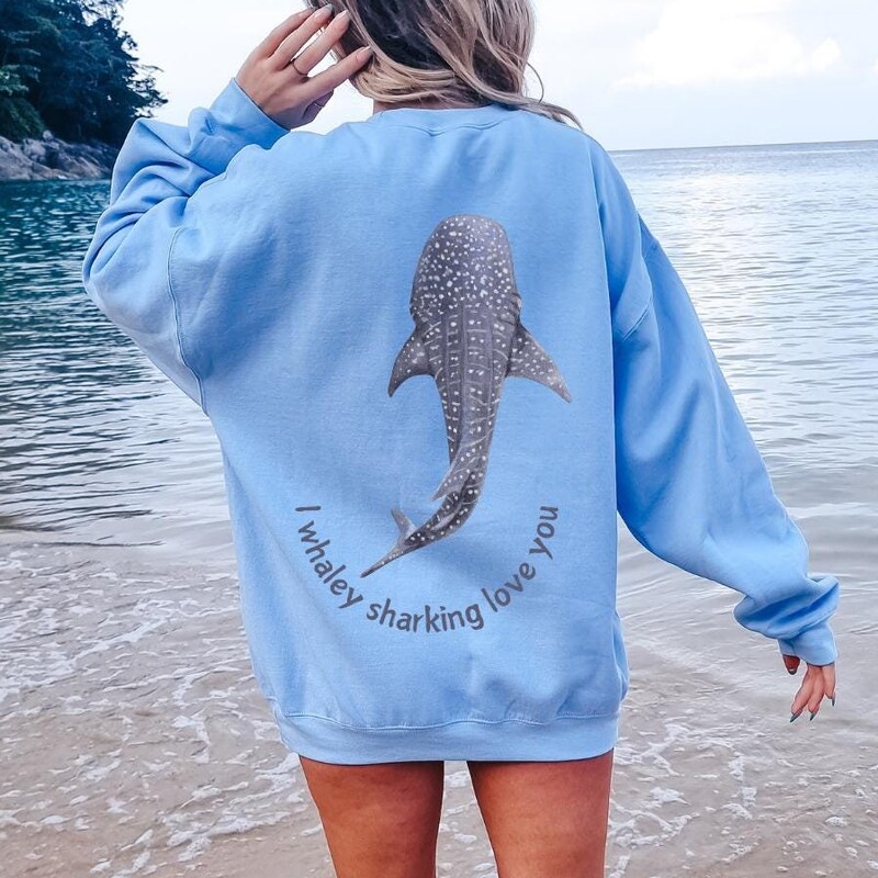 Pull De Noël "Merry Whalemas" - Sweat-shirt à Capuche Avec Motif Baleine - Cadeau Humoristique Pour Amoureux Des Baleines - 2