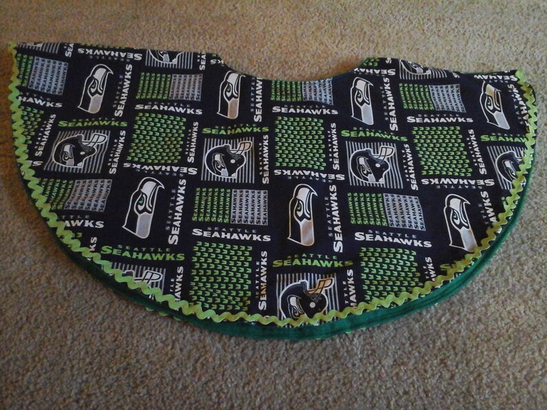 Seattle Seahawks Christmas Tree Skirts home decor Holidays gift Christmas gift 12th man football