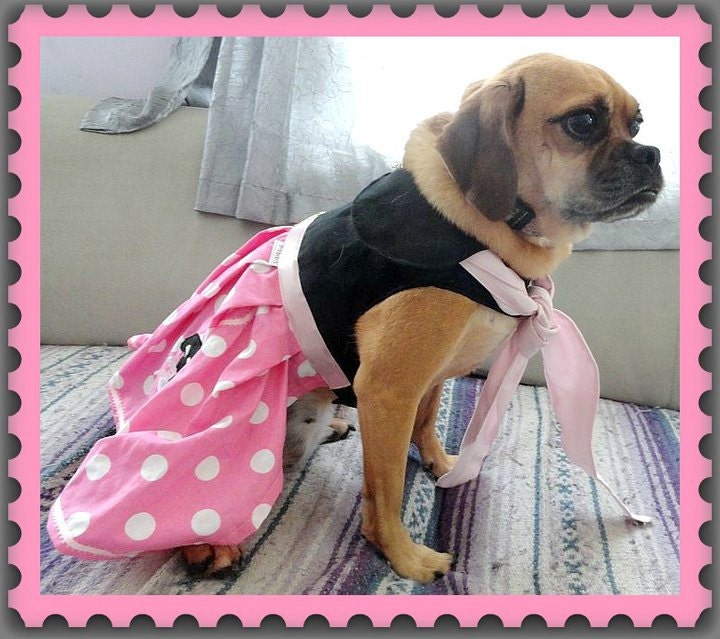 The Pink Puggle Skirt Dog Halloween Costume Etsy
