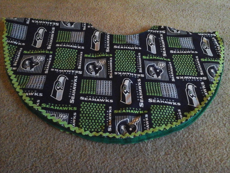 Seattle Seahawks Christmas Tree Skirts home decor Holidays gift Christmas gift 12th man football