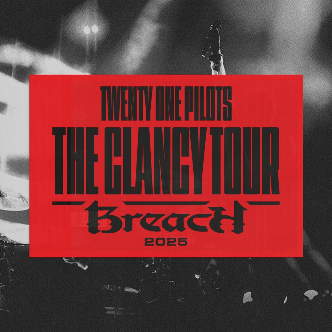 Twenty One Pilots BREACH Tour Flag | Tour Memorabilia - Etsy UK