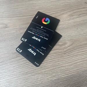 Steigere Google Bewertungen mit der NFC-Enabled Google Tracking Card!