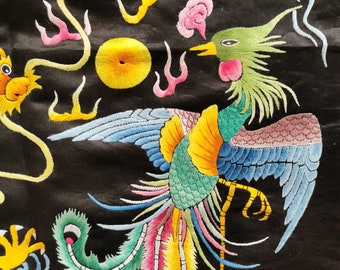 シルク刺繍の絵画 刺繍糸の絵・彩り花車 ｜株式会社さくらほりきり