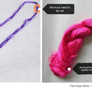 50 kolorów Ręcznie barwione 100% naturalne jedwabne hafty morwowe nici dentystyczne do haftu ręcznego DIY Craft zdjęcie 5