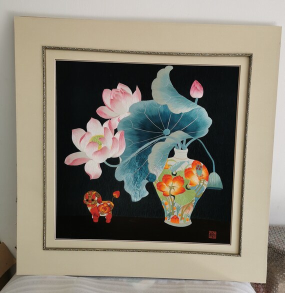 色絵 蒲公英文様 色絵 蒲公英文様