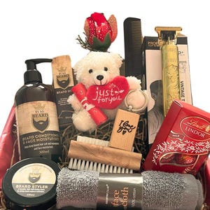 Scatola regalo per la cura della barba da uomo, regalo per il giorno dell'Eid, festa del papà, Hajj e Umrah Mubarik, scatola regalo di compleanno per lui, scatola regalo per la cura della barba da uomo, regalo di Natale per lui