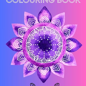 mindful colouring mandala art