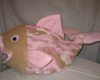 Pink Camo Flounder Pet Bed. Pink Camo