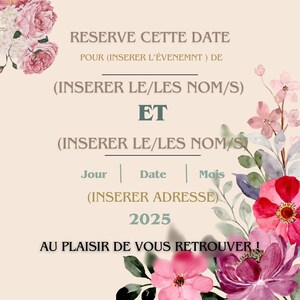 carte florale