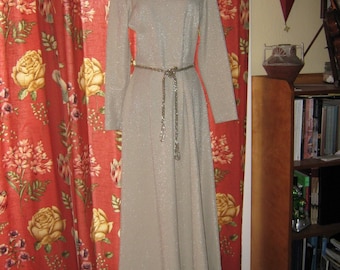 Silver Vintage Gown  Classic and Timeless