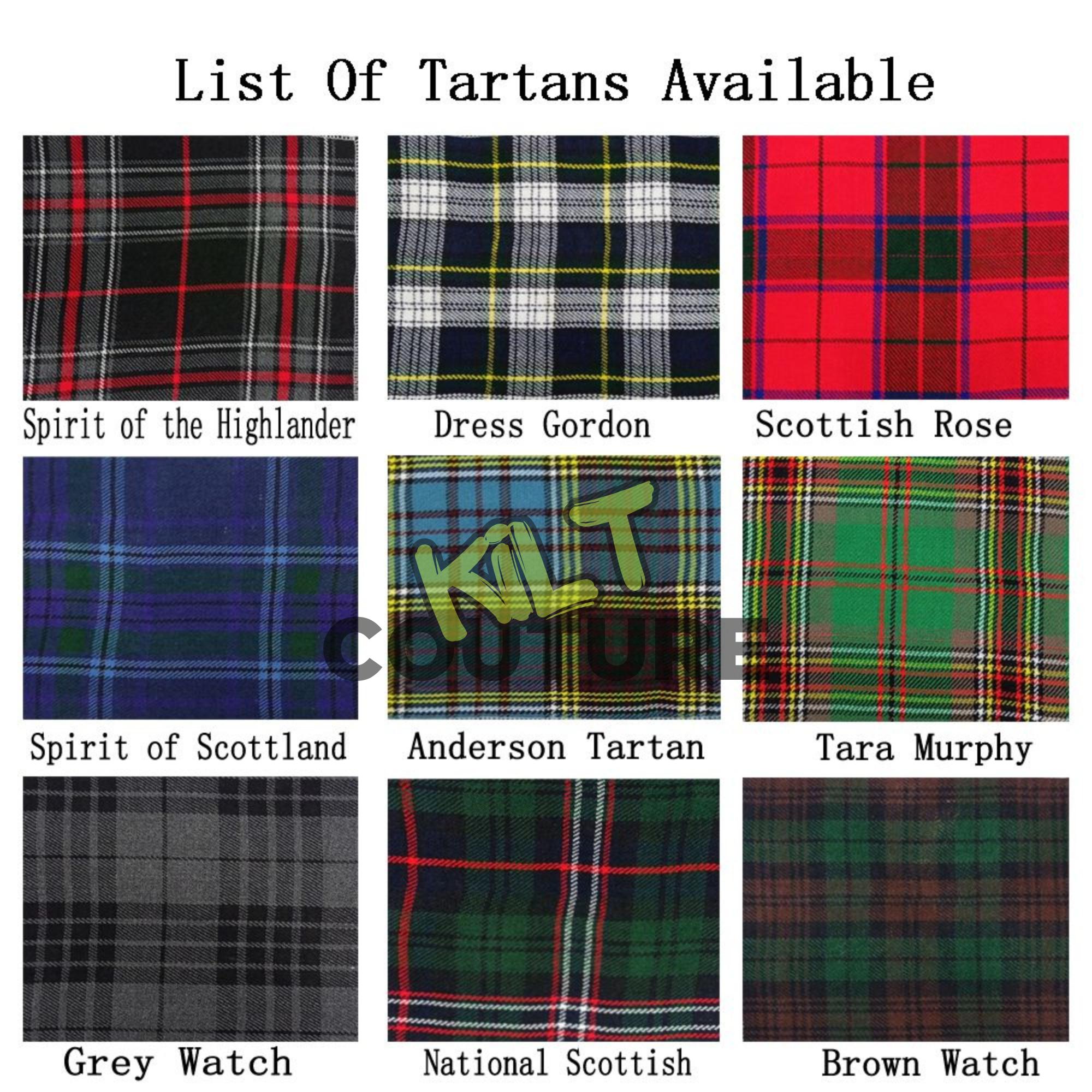 Scottish Tartan Fabric by the Yards 54" Wide Acrylic Wool Material ...