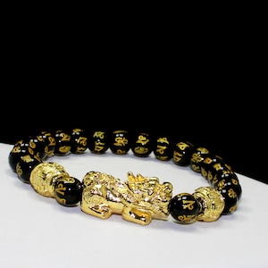 Feng Shui Black Obsidian Wealth Bracelet