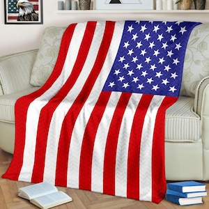 USA Flag Quilt, American Flag Quilt, USA Flag Quilted Throw, USA quilt, United States Quilt