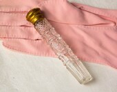 Antique Victorian Crystal Lay Down Perfume Scent Bottle