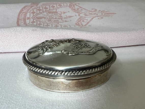 Antique Royal Palace Hotel, Silver Plate Powder B… - image 3