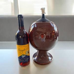 Patio Tiki Ceramic Tabletop Fire Pot Torch Urn Tall Unique - K
