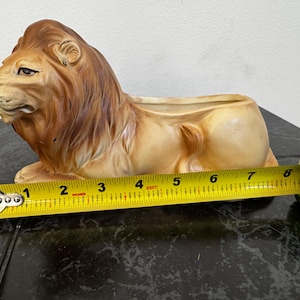 Vintage E.O. Brody Lion Planter – Ceramic Jungle King Planter A-868 - k