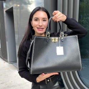 High Quality Leather Italian Handbag, Leather Tote Bag, Shoulder Bag, Laptop Work Student Bag, Handle Bag, Women Tote Bag, Stylish leather