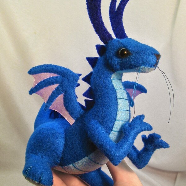 Baby dragon plush pattern