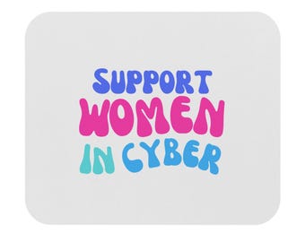 Women in Cyber Mouse Pad, Tech Desk Accessories