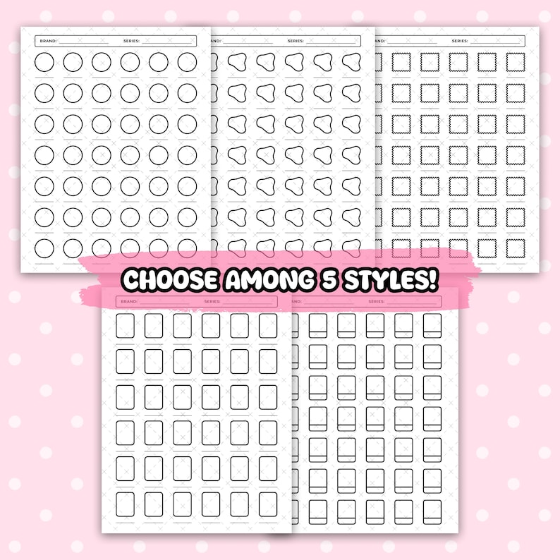 Printable Coloring Swatch Charts PDF | cute Alcohol and Acrylic Marker ...
