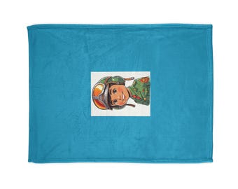 Manta de piloto de combate: poliéster suave, decoración de aviación