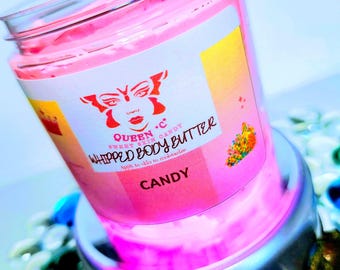 The "Inspired By" Collection- Men and Women Whipped Body Butter skin candy 8 oz, 4 oz, 2 oz - You can personalize your Bling Lid w/ initial