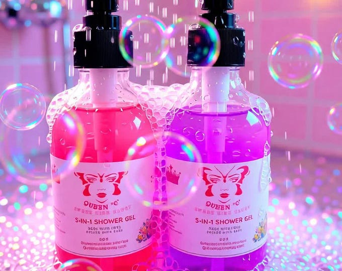 3-In-1 Shower Gel, Shampoo, Bubble Bath Skin Candy 8 oz