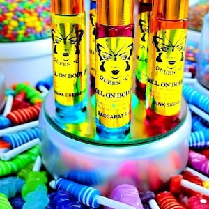 Roll-On Body Oil: Skin Candy Perfume - 70+ Scents, Spa Gift