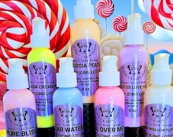 Body Icing Lotion Skin Candy 8oz & 4oz (over 70 scents available!)