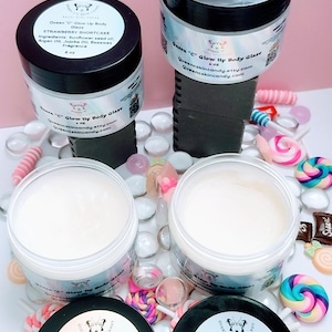 Glow Up Body Balm Glaze- over 70 Scents - Men & Women 8oz and 4oz | Body Balm| Glowing skin Moisturizer| Luxurious Body Glaze| Silky Salve